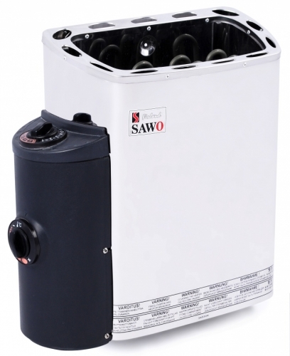 купить электрическая печь sawo mini mn-36nb-z (3,6 квт, встроенный пульт, внутри оцинковка, снаружи нержавейка)