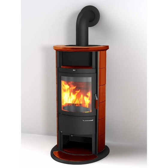 купить печь 17 nh gt ecoplus, brillant rot 474, черная рамка (hark)