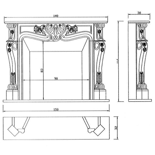 купить портал giotto, blanco statuario (crumar)