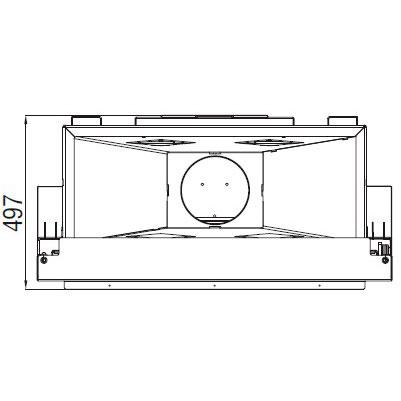 купить каминная топка kw 100 simple face bg1 (axis)