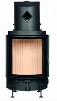 Каминная топка KK 57/55 side opening door round glass