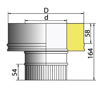 купить переходник моно-термо pmt с d250 на d250/350, aisi 321 (вулкан)
