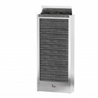 SAWO Электрическая печь Cirrus mini настенная, 3,0 кВт, нерж. сталь, талькохлорит, артикул CIR2-30NS-P, выносной пульт (пульт и блок мощности докупаются отдельно)