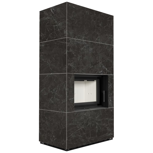 купить каминокомплект floki в облицовке naturali nero greco