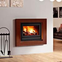 Облицовка BIX BOX 76 CORTEN + топка CRISTAL 76 (EdilKamin)