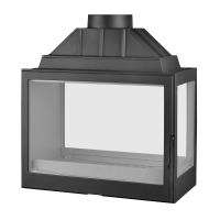 Топка L7 DF + side glass, черная (Liseo)