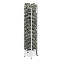 SAWO Электрическая печь TOWER вертикальная, круглая, 10,5 кВт,TH6-105NS-P, выносной пульт (пульт и блок мощности докупаются отдельно)