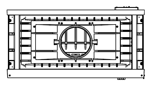 купить топка l9 df cl, с шибером, черная  (liseo)