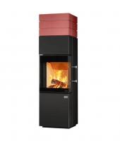 Печь HARK 140 ECOplus, deco-rot, графит, черная рамка (Hark)