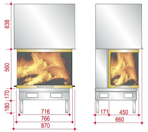 купить топка ax-3v 900 pc-gf (axis)