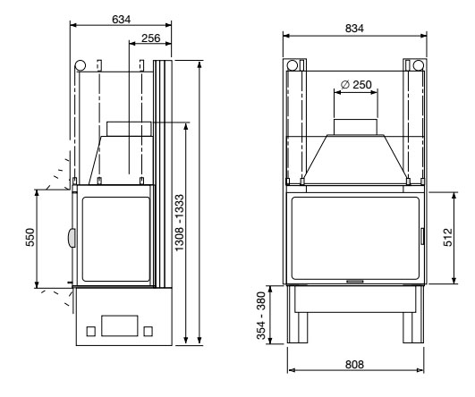 купить облицовка latour sv 269 (supra) + топка supravision 269 (supra)
