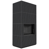 Каминокомплект FLOKI в облицовке NATURALI ARDESIA NERO A SPACCO