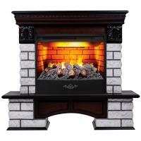 Электрокамин Country Lux Rock 25/25,5 AO с очагом 3D Firestar 25,5