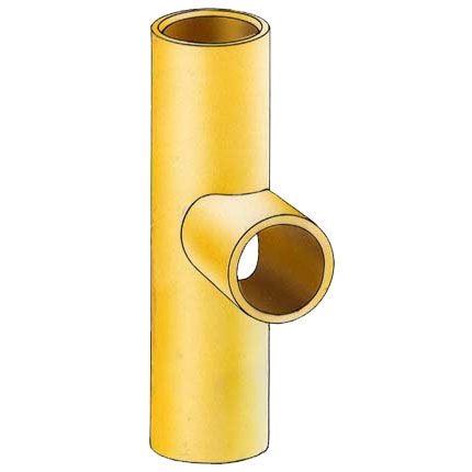 купить тройник 90° для системы hart klassik, d140, 0,66м (hart)
