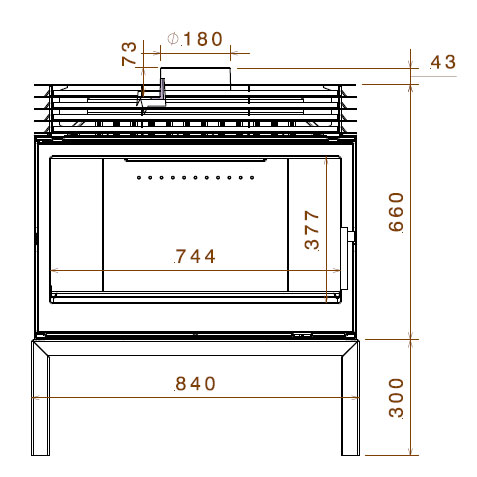 купить печь lci 9 gf stove (liseo castiron)