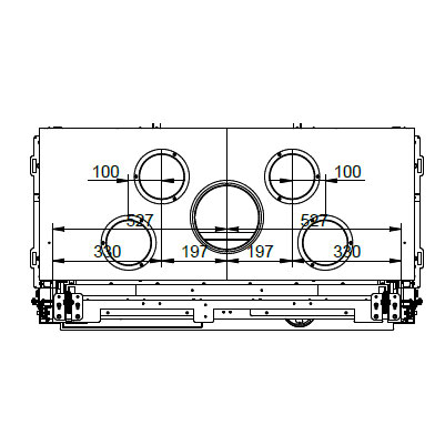 купить каминная топка ecomonoblocco wt 16:9f v12 (palazzetti)