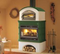 Печь Ingrid с духовкой, verde ventilated (Palazzetti)