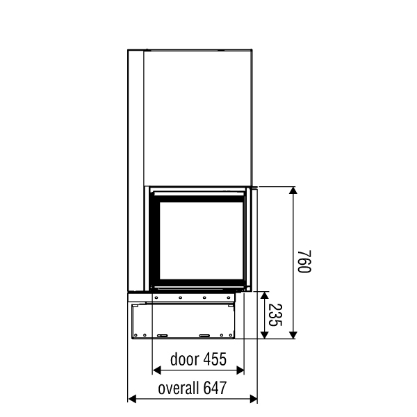 купить каминная топка xp0100 lg ft (axis)
