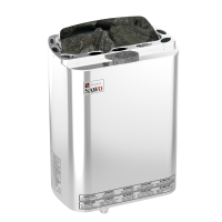 Электрическая печь SAWO MINI COMBI MNC-36NS-Z (3,6 кВт, с парогенератором, внутри оцинковка, снаружи нержавейка), выносной пульт (пульт и блок мощности докупаются отдельно)