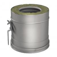 Задвижка поворотная с механизмом фиксации D300/400, AISI 321/304 (Вулкан)