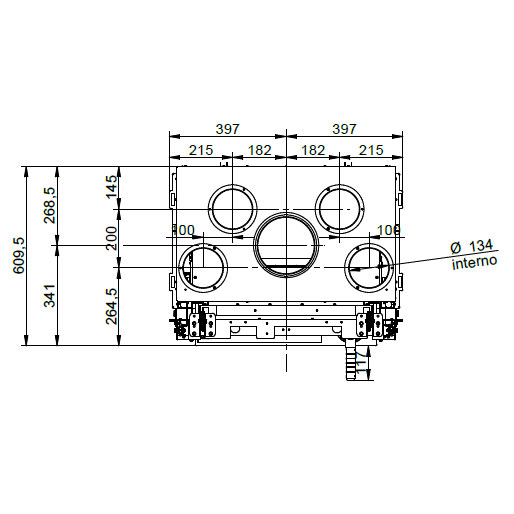 купить каминная топка ecomonoblocco wt 66f v9 (palazzetti)
