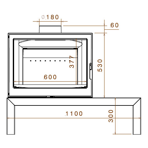 купить печь lci 7 gf table (liseo castiron)