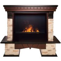 Электрокамин Rockland 26 AO с очагом 3D Cassette 630 Black Panel