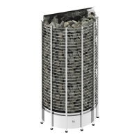 SAWO Электрическая печь Tower напольная пристенная, 18,0 кВт, нерж. сталь, артикул TH12-180NS-WL-P, выносной пульт (пульт и блок мощности докупаются отдельно)