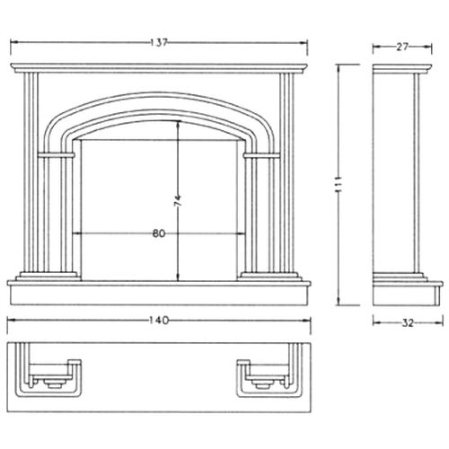 купить портал rodin, crema marfil (crumar)