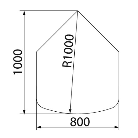 купить предтопочный лист vpl041-r9005, 1000х800, черный (вулкан)