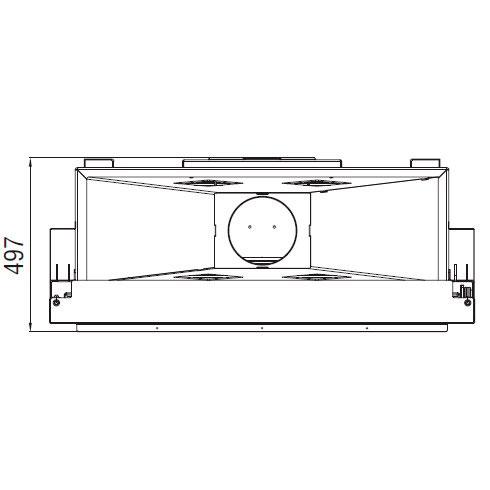 купить каминная топка kw 120 simple face bg1 (axis)