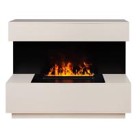 Электрокамин Modern CST630 WT-P614 с очагом 3D Cassette 630 Black Panel