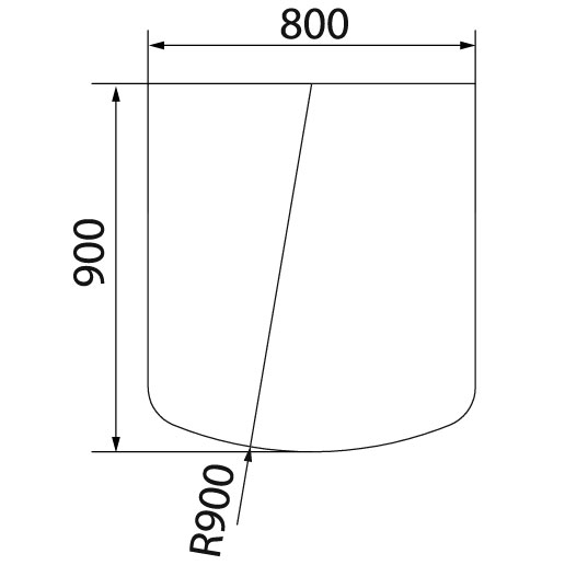 купить предтопочный лист vpl051-r9005, 900х800, черный (вулкан)