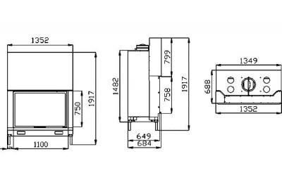 купить топка ax-f 1400 pc-n rt (axis)