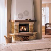 Облицовка COURMAYEUR CORNER, под топку MONOBLOCCO 78 FRONT (Palazzetti)