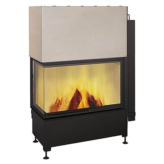 купить каминная топка rariante 550/57 lh чёрная, левая (hark)