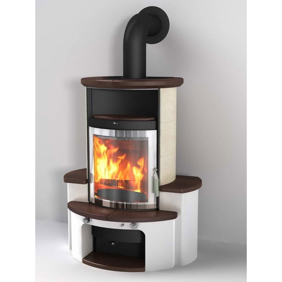 купить печь 34 gt ecoplus, jola-braun/stone 245, рамка хром (hark)