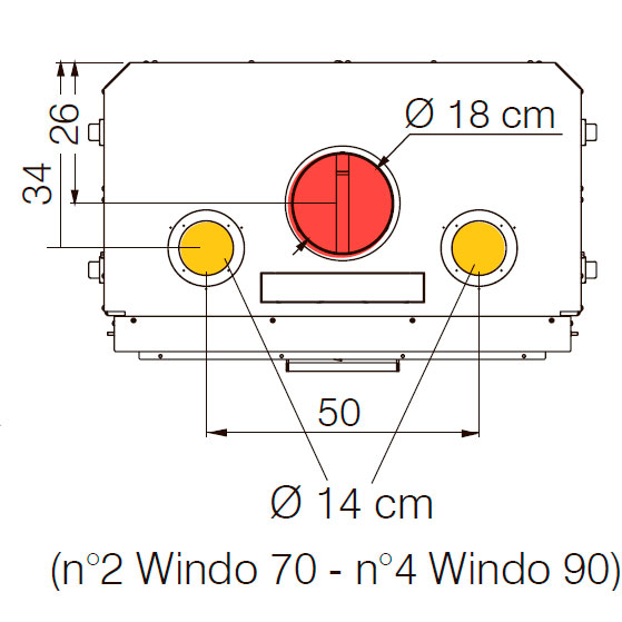 купить каминная топка windo 90 n nero (edilkamin)