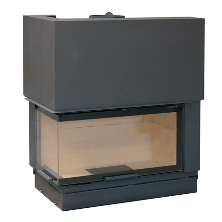 купить каминная топка h 1200 left lateral glass (axis)