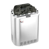 Электрическая печь SAWO SCANDIA COMBI SCAC-90NS-Z (9 кВт, с парогенератором,внутри оцинковка, снаружи нержавейка), выносной пульт (пульт и блок мощности докупаются отдельно)