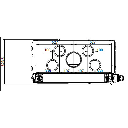 купить каминная топка ecomonoblocco wt 16:9f v12eplus (palazzetti)