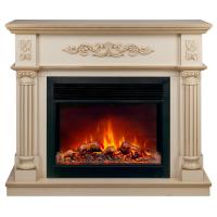 Электрокамин Silvia 26 WT-619G с очагом Moonblaze Deluxe Black