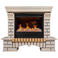 Электрокамин RealFlame Country 26 WT с очагом 3D Helios 26 SBG