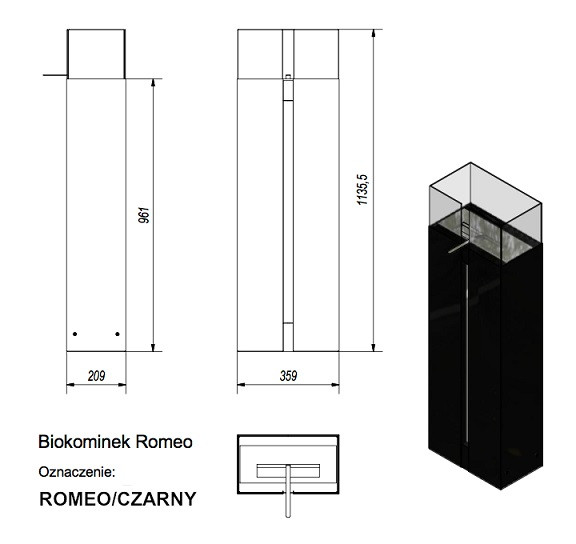 купить биокамин kratki romeo, tuv