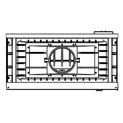 купить топка l9 r, стекло справа, черная (liseo)