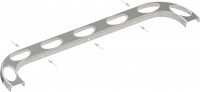 Задняя часть верхнего ободка SAWO HP02-018 для печей SCA/NR