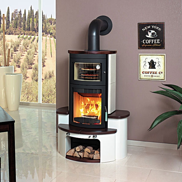 купить печь napoli gt ecoplus, jola-braun 245, черная рамка (hark)