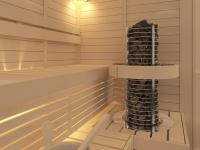 SAWO Электрическая печь TOWER вертикальная, круглая, 8 кВт, TH5-80NS-P, выносной пульт (пульт и блок мощности докупаются отдельно)