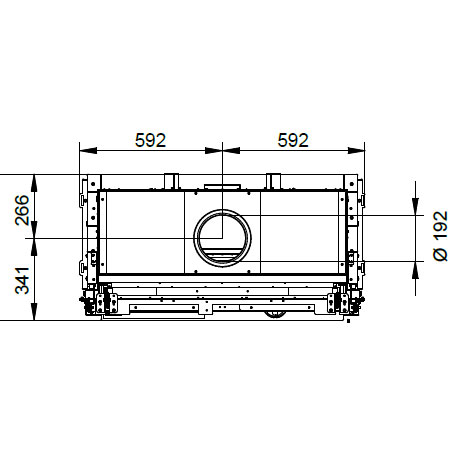 купить каминная топка ecomonoblocco wt 16:9f n12 o2ring (palazzetti)