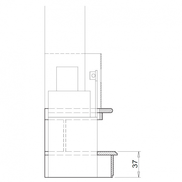 купить облицовка filadelfia dx, под топку monoblocco 64 exagone (palazzetti)